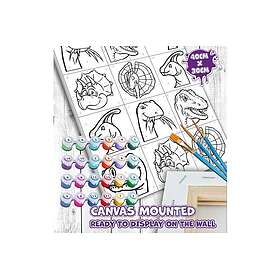 Planet Paint by Numbers Dinozauras 30X40 Cm