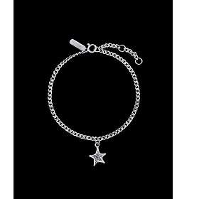Maria Tiny Tuvstarrs Star armband Silver