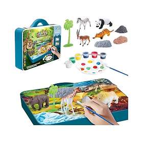 Trifox Toy Craft Kit Paint Your Own Zoo Animals