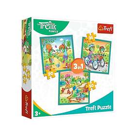 Trefl The Treflik Family 3-in-1 106 Pièces