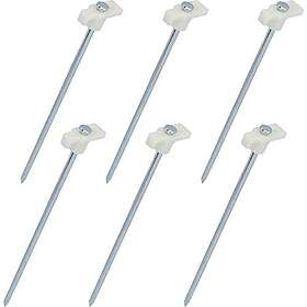Cartrend Caravan 10391 anneaux de tente fluorescents 24cm Lot de 6