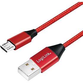 LogiLink CU0151 USB A till Micro-USB B USB 2.0 0.3 m