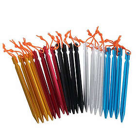 HIKEMAN Aluminium Alloy Tent Stakes 20-pack