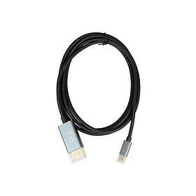 iBOX ITVCDP4K USB-C (Mâle) vers Displayport (Mâle) Câble Adaptateur 1.8m