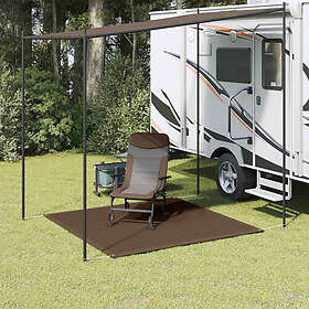 vidaXL Tent Mat 200x200 cm Brown