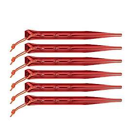 Tatonka Tente de allround-19 cm Rouge Lot de 6