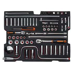 Bahco FF2A07 Insert Jeu de Douilles 64pcs