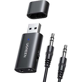 Ugreen UGR1207BLK Cm523 Adaptateur USB-A vers 3,5mm Jack Bluetooth 5.1
