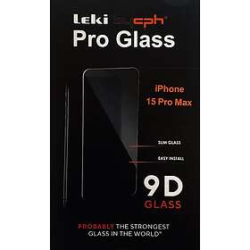 Leki Pro Skjermbeskytter i herdet glass for iPhone 15 Pro Max (2-pack)