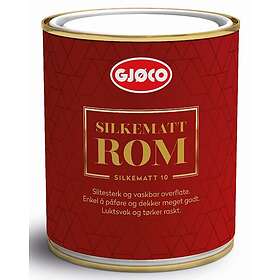 Gjøco Silkmatte Rum Maling Hvit 0.68L