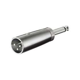 PRO 4040849274527 XLR Adapter 3pin XLR M - Jack Mono M