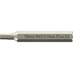 Wera 5058111001 Hex-Plus Bits 2.0x30mm