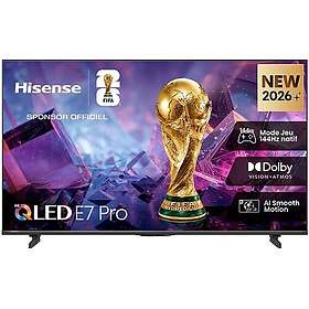 Hisense QLED 65" 4K LED Pro Smart TV (2026) - 65E7S PRO