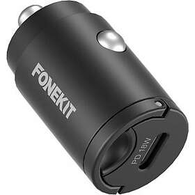 FoneKit Travel PD USB-C Autoadapteri 18W