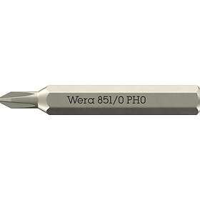 Wera 851/0 Micro Phillips Bits PH 0 x 30mm