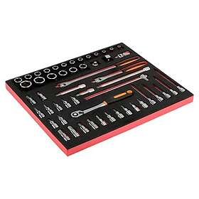 Bahco FF1A130 Hylssats 1/2" 53pcs