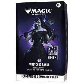 Magic: The Gathering Foundations Wretched Ranks Starter Commander Deck