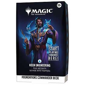 Magic: The Gathering Foundations Keen Engineering Starter Commander Deck