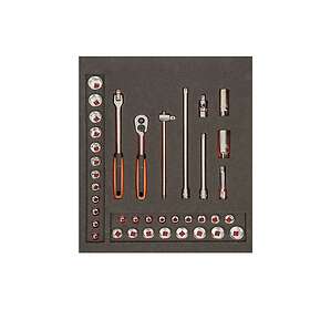 Bahco FF1F2103 Jeu de douilles 3/8" 38pcs