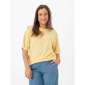 Selected Femme Linned Kort Ærm T-shirt (Dame)