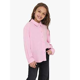 Kids Only Linblandede Oversized Skjorte (Barn)