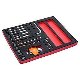 Bahco FF1F2001 Hylssats 1/4" 44pcs