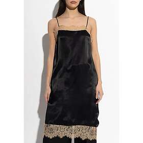 Munthe Rocco Asymmetrisk Glitterstripet Midi Kjole