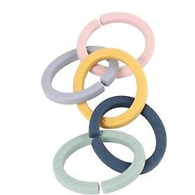 CarloBaby Carlo Silicon Shaped Linking Rings 5 Stykker