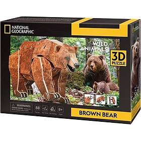 CubicFun National Geographic Ruska karhu 86 Palaa