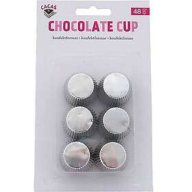 Cacas Chokoladeform 48-pack 2x2cm 416-06