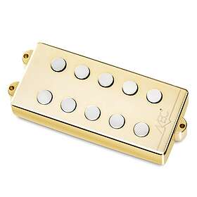 MEC MM-Style Bass Pickup Metallovertrekk 5-Streng Hals Gull
