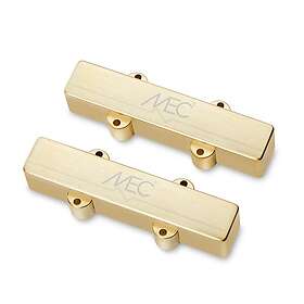 MEC J/J-Style Bass Pickup Set Børstet Gull