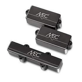 MEC Aktiv P/J-Stil Basspickup Set Svart Krom