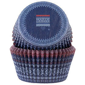 Cacas Marius Muffinsform Blå 50-pack