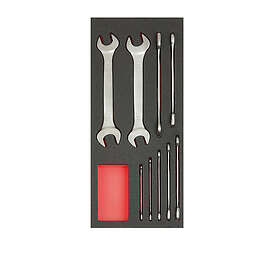 Bahco FF1E3001 U-Ring Spanner Set 9pcs