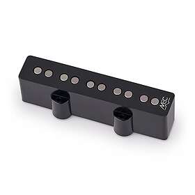 MEC Passiv J-Style Bassgitarrpickup Vintage Alnico V 5-strengs Hals Svart