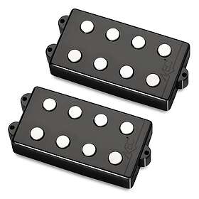 MEC MM-Style Bass Pickup Set 4-String Black Chrome