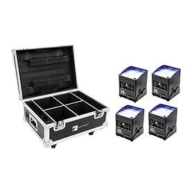Eurolite AKKU IP UP-4 QCL Spot QuickDMX & Flightcase med opladningsfunktion