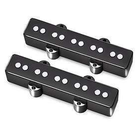 MEC J/J-Style Bass Pickup Set Svart Krom