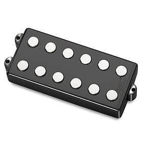 MEC MM-Style Bass Pickup Metallovertrekk 6-Str Hals Svart