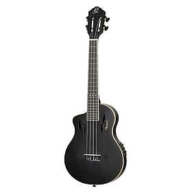 Ortega RTPS-U-SBK-L (Tenor ukulele with mic, Tourplayer)