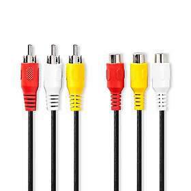 Nedis Komposit Videokabel 5m CVGP24305BK50