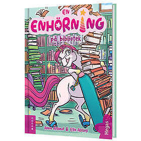 En enhörning på bibliotek