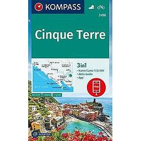 Hiking map 2450 Cinque Terre 1:35,000