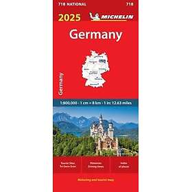 Germany 2026 Michelin National Map 718