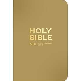 NIV Pocket Latte Bible with Gold Zip