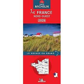 Northwestern France 2026 Michelin National Map 706