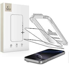 Tech-Protect Quick Set+ Karkaistu lasinen näytönsuoja för iPhone 17 Pro Max (2-p
