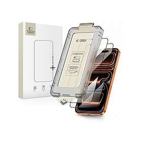 Tech-Protect Quick Set+ Hærdet glas skærmbeskytter for iPhone 17 Pro (2-pack)