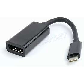 CableXpert A-CM-DPF-01 USB-C vers DisplayPort 1.2 M/F 15cm Adaptateur